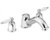 Moen Castleby T6985CPC Chrome/Porcelain Roman Tub Faucet Trim Kit with Lever Handles