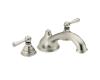 Moen T910AN Kingsley Antique Nickel Roman Tub Faucet Trim Kit with Lever Handles