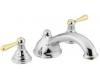Moen Kingsley T910CP Chrome/Polished Brass Roman Tub Faucet Trim Kit with Lever Handles