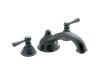 Moen T910WR Kingsley Wrought Iron Roman Tub Faucet Trim Kit with Lever Handles