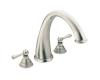 Moen T920AN Kingsley Antique Nickel Roman Tub Faucet Trim Kit with Lever Handles