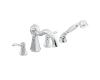 Moen T934 Vestige Chrome Roman Tub Faucet Trim Kit with Hand Shower & Lever Handles