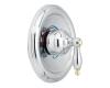 Moen TL2376CP Castleby Chrome/Polished Brass Posi-Temp Pressure Balance Trim Kit with Lever Handle