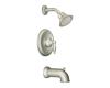 Moen Castleby TL2378BN Brushed Nickel Posi-Temp Tub & Shower Trim Kit with Lever Handle