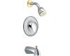 Moen Villeta TL3193CP Chrome/Polished Brass Moentrol Tub & Shower Trim Kit with Lever Handle