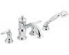 Moen TS213 Waterhill Chrome Roman Tub Faucet with Hand Shower & Lever Handles