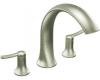 Moen TS21703BN Fina Brushed Nickel High Arc Roman Tub Faucet