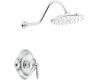 Moen TS312 Waterhill Chrome Posi-Temp Pressure Balancing Shower with Lever Handle