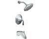 Moen TS344 Felicity Chrome Posi-Temp Pressure Balancing Tub & Shower Faucet with Lever Handle