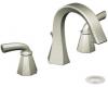 Moen TS448BN Felicity Brushed Nickel 8-16" Widespread Faucet with Pop-Up & Lever Handles