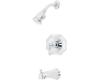 Price Pfister 089-80XC_SGL-80BC Savannah Chrome Polished Tub Spout and Shower