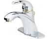 Price Pfister Parisa 42-AMCB Chrome/Brass Lever Handle Centerset Bath Faucet with Pop-Up