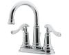 Price Pfister Ashfield 43-YP0C Polished Chrome 4" Centerset Bath Faucet with Pop-Up