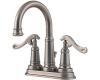 Price Pfister Ashfield 43-YP0E Rustic Pewter 4" Centerset Bath Faucet with Pop-Up