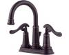 Price Pfister Ashfield 43-YP0Y Tuscan Bronze 4" Centerset Bath Faucet with Pop-Up