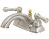 Price Pfister Georgetown 45-BPXK-HHS-BPMK Satin Nickel/Brass 4" Centerset Bath Faucet with Pop-Up