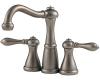 Price Pfister Marielle 46-M0BE Rustic Pewter 4" Centerset Bath Faucet with Pop-Up