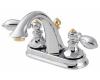 Price Pfister Catalina 48-E0BB Chrome/Brass 4" Centerset Bath Faucet with Pop-Up