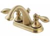 Price Pfister Catalina 48-E0BF Brushed Brass 4" Centerset Bath Faucet with Pop-Up