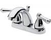 Price Pfister Carmel 48-JXMB_HHS-JCMB Polished Chrome/Brass Accents 4" Centerset Bath Faucet with Pop-Up