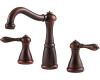 Price Pfister Marielle 49-M0BU Rustic Bronze 8-15" Wideset Bath Faucet with Pop-Up