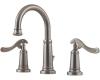 Price Pfister Ashfield 49-YP0E Rustic Pewter 8" Wideset Bath Faucet with Pop-Up