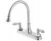 Price Pfister Catalina 536-E0BS Stainless Steel Two Handle Pull-Out Kitchen Faucet