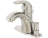 Price Pfister Parisa 8A2-VKSP Satin Nickel Lever Handle Centerset Bath Faucet with Pop-Up and Soap Dispenser
