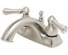 Price Pfister 8B5-8CMK Georgetown Brushed Nickel-Chrome Centerset Bath Faucet
