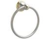 Pfister BRB-C0PK Carmel & Parisa Brushed Nickel/Brass Towel Ring