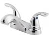 Pfister 143-5100 Pfirst Series Chrome Two Handle Centerset Lavatory Faucet Less Pop-Up