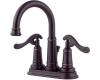 Pfister GT43-YP0Y Ashfield Tuscan Bronze Two Handle Centerset Lavatory Faucet with Pop-Up