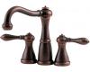 Pfister GT46-M0BU Marielle Rustic Bronze Two Handle Centerset Lavatory Faucet with Pop-Up