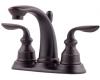 Pfister GT48-CB0Y Avalon Tuscan Bronze Two Handle Centerset Lavatory Faucet with Pop-Up
