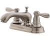 Pfister T48-PK00 Portland Brushed Nickel Two Handle Centerset Lavatory Faucet with Pop-Up