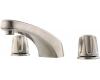 Pfister 1T6-410K Pfirst Series Brushed Nickel Roman Tub Faucet Trim with Handles