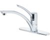 Pfister H34-1NCC Parisa Polished Chrome Lever Handle Kitchen Faucet