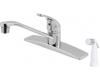 Pfister 134-1444 Pfirst Series Chrome Single Handle Pull-Out Kitchen Faucet
