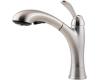 Pfister GT534-CMS Clairmont Stainless Steel Single Handle Pull-Out Kitchen Faucet