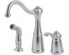Pfister GT26-3NSS Marielle Stainless Steel Single Handle Kitchen Faucet with Spray