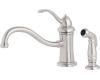 Pfister GT34-4TSS Marielle Stainless Steel Single Handle Kitchen Faucet with Spray