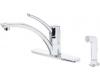 Pfister T34-4NCC Parisa Chrome Single Handle Kitchen Faucet with Spray