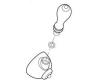 Pfister 940-871R Antique Copper Part - HUB BAR MA HANDLE -O-RING CU