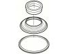 Pfister 960-048J Brushed Nickel Part - TRIM RING HUB BN