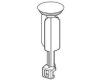 Pfister 972-023J Brushed Nickel Part - S/A PLUNGER BN