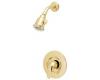 Price Pfister Parisa R89-70XP-SGL-A0VP Polished Brass Shower Trim Kit with Handle