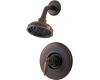 Pfister R89-7CBU Avalon Rustic Bronze Shower Trim Kit with Handle