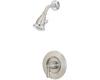 Price Pfister Carmel R89-7CXK_SGL-JCMK Brushed Nickel/Chrome Shower Trim Kit with Handle