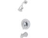 Pfister R89-80XC_SGL-A0VC Parisa R89-80XC-SGL-A0VC Polished Chrome Tub & Shower Trim Kit with Handle