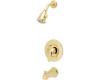 Price Pfister Parisa R89-80XP-SGL-A0VP Polished Brass Tub & Shower Trim Kit with Handle